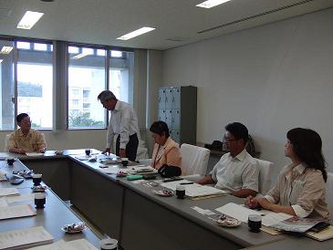 守山市議会視察の様子