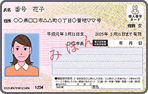 マイナンバーカードの画像