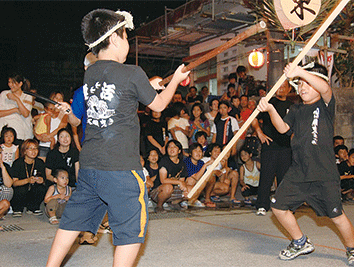 伝統の舞方棒 (めーかたぼう）“アブシの手”を受け継ぐの画像