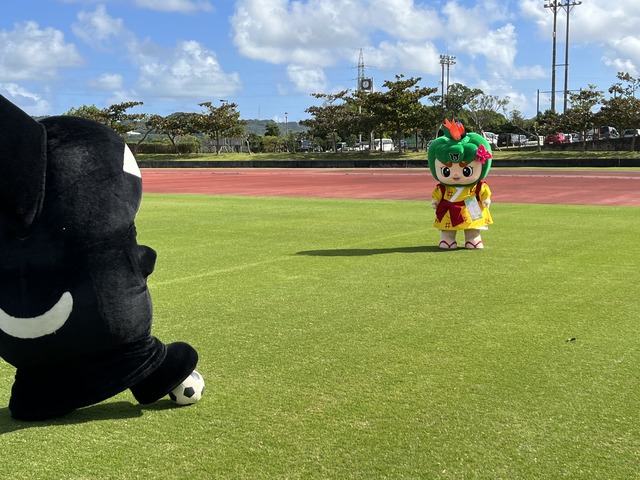 名古屋グランパスキャンプ！サッカー＆チアダンス教室に参加したルンの画像2