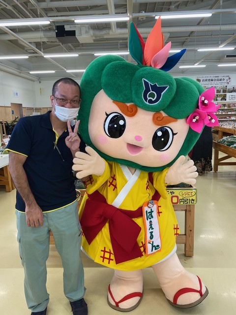 かぼちゃの販促のお手伝いをしたルンの画像4