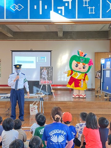 本部児童館安全教室に参加したルンの画像2