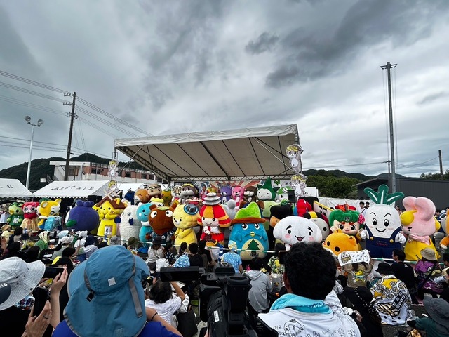 ご当地キャラまつりin須崎2024に初参加したルンの画像1
