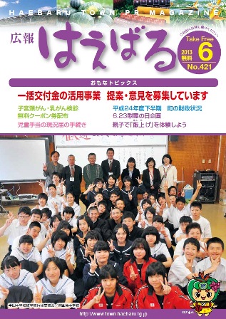 『広報はえばる』 2013年6月号の画像