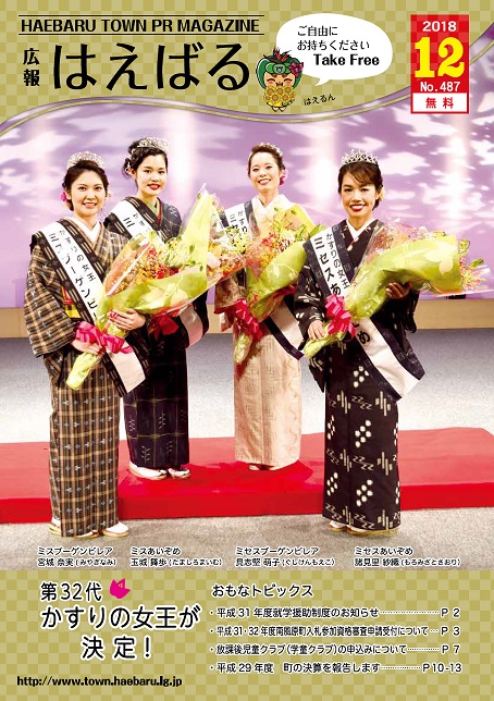 『広報はえばる』2018年12月号の画像