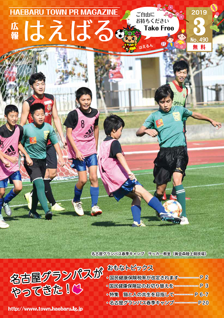『広報はえばる』2019年3月号の画像