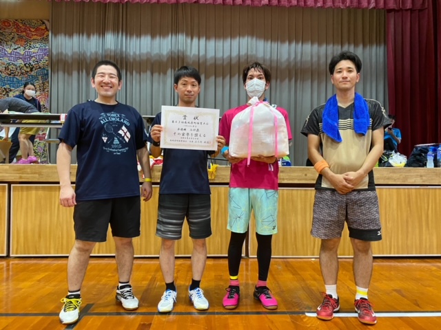 R4男子　準優勝