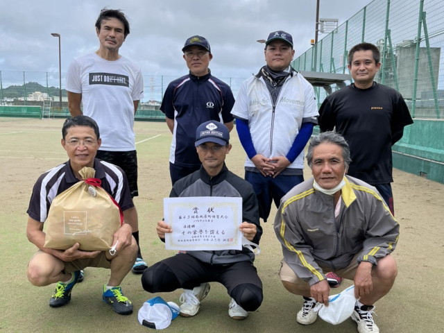 ソフトテニス男子　準優勝　山川