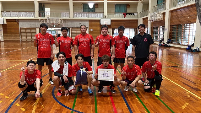 バレー　男子準優勝　津嘉山