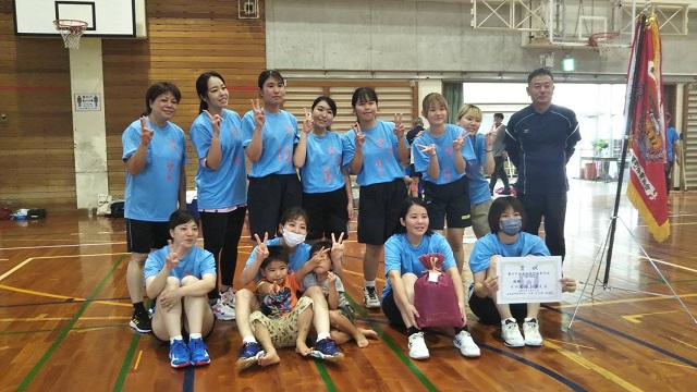 バレー　女子優勝　宮平