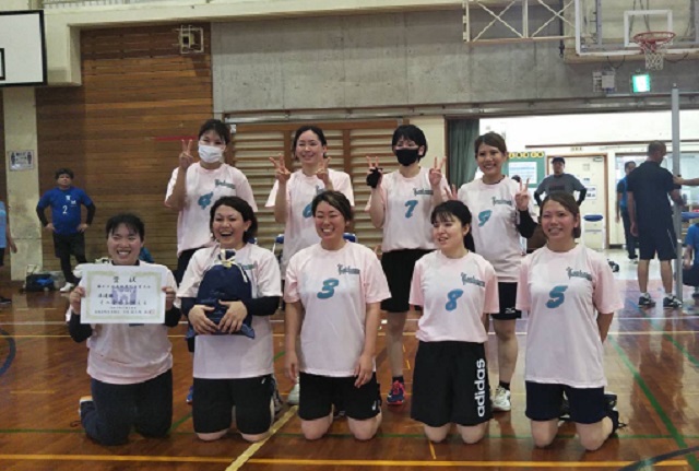 バレー　女子準優勝　津嘉山