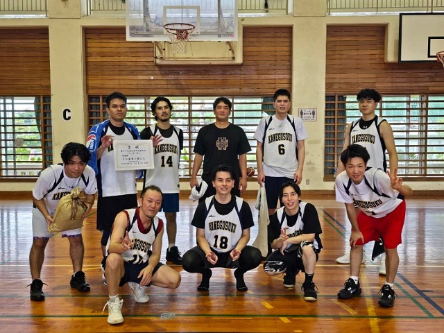 男子バスケ2位