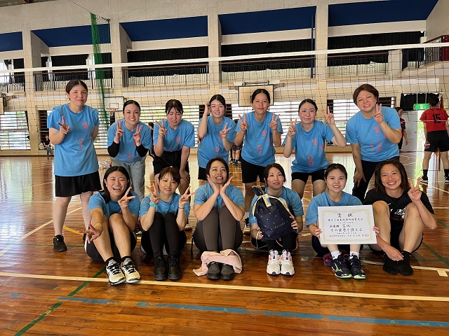 女子準優勝　宮城