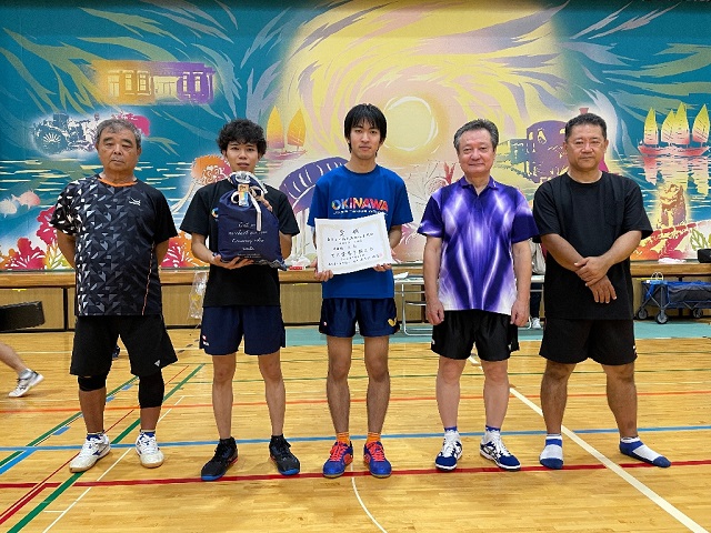卓球男子準優勝(大名)