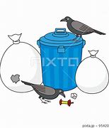 カラス除けのネットや蓋付きポリバケツを設置する。の画像2