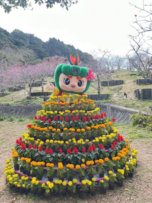 お花のドレスを身に纏ったはえるん