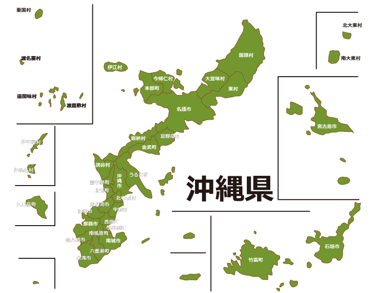沖縄県地図