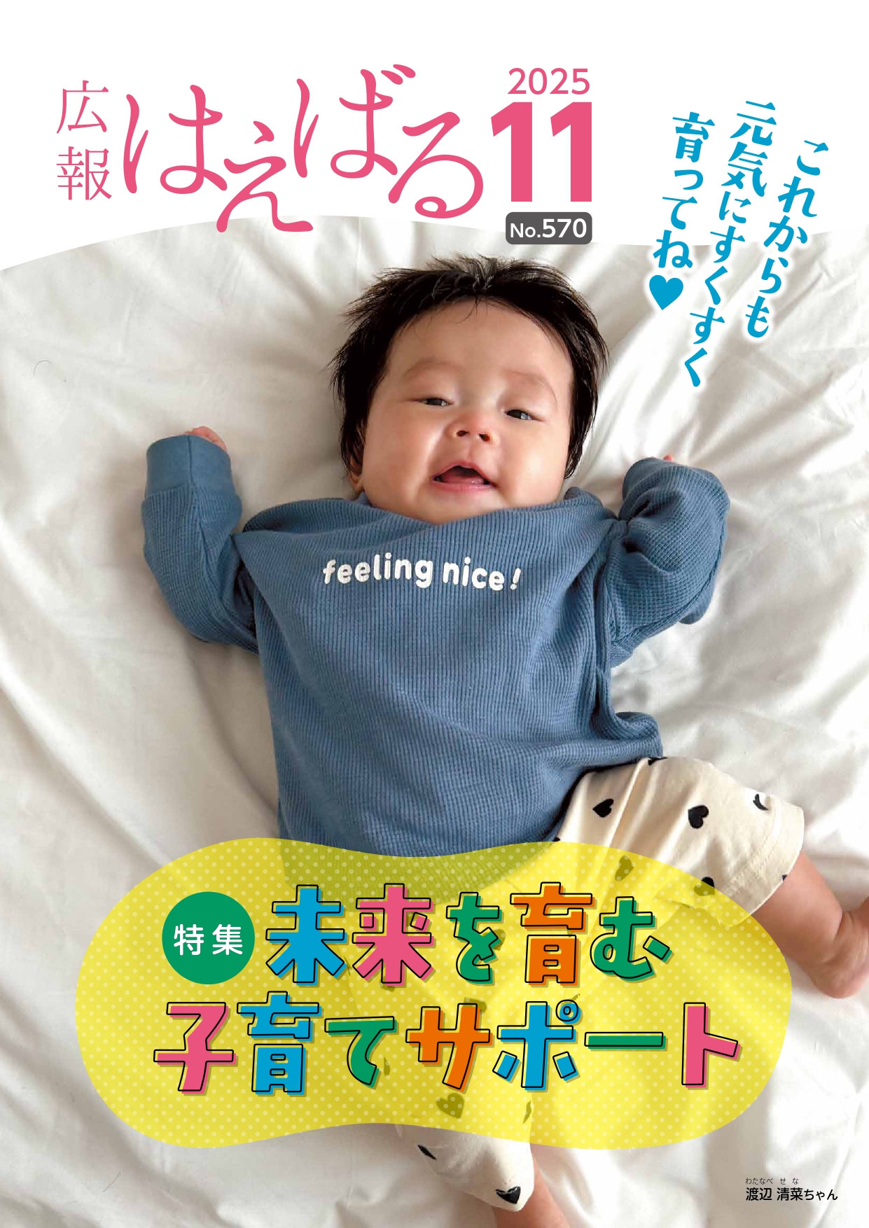 広報はえばる11月号表紙