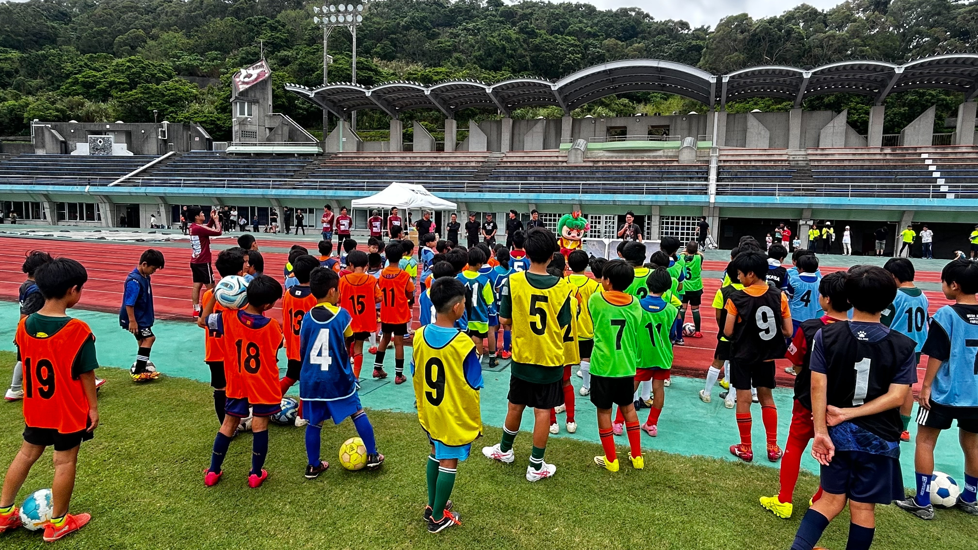 サッカー教室の様子