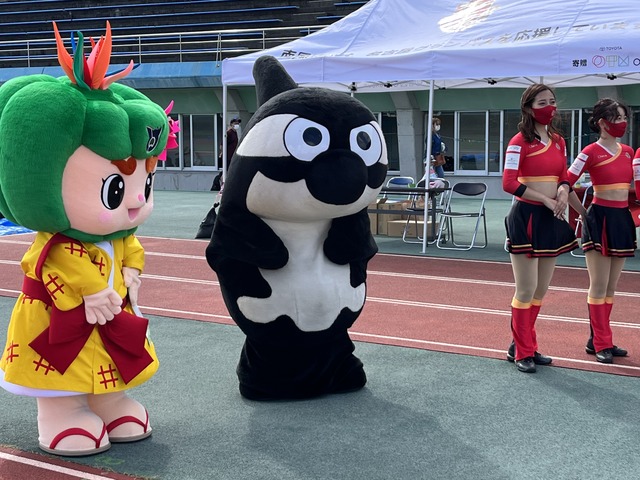 名古屋グランパスキャンプ！サッカー＆チアダンス教室に参加したルンの画像1