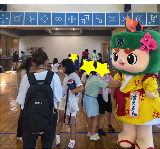 本部児童館で夏祭りしてきたルンの画像1