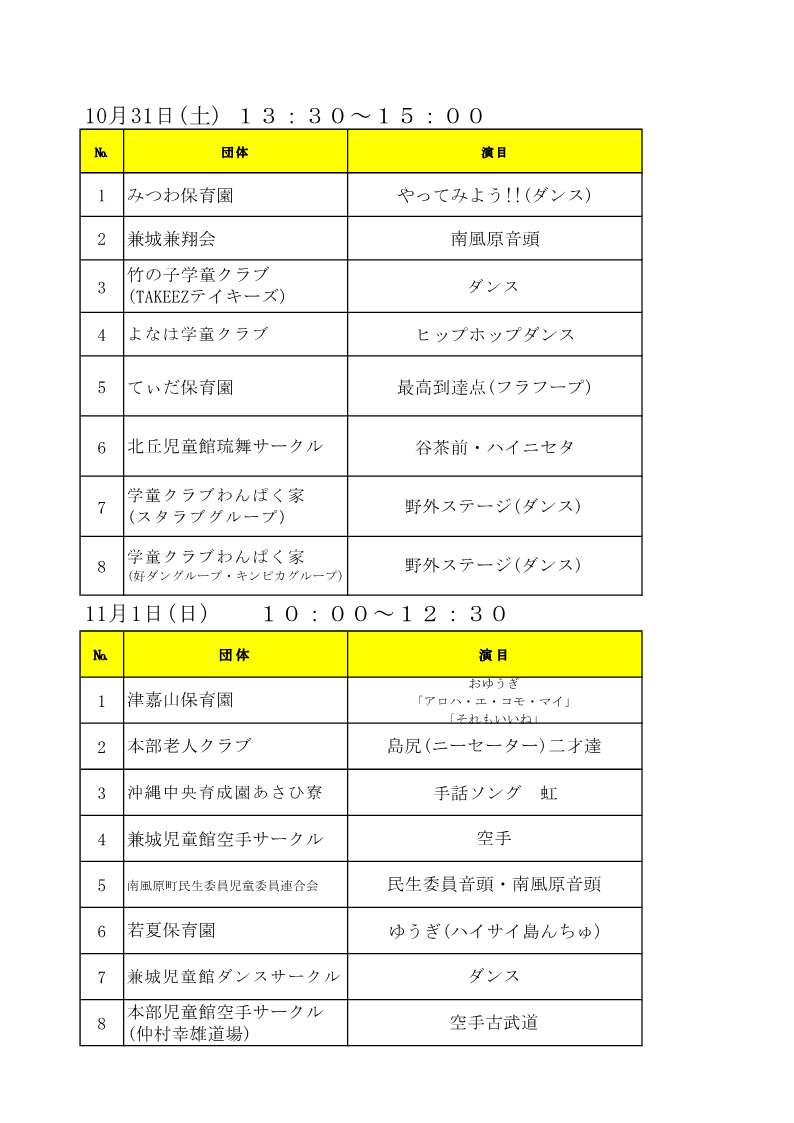 福祉施設団体・児童館舞台発表(2026) 