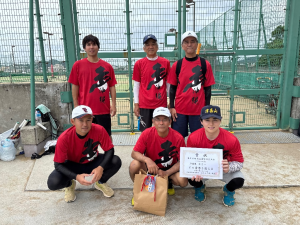 男子準優勝　津嘉山