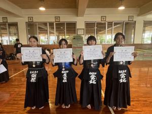 剣道大会 中学生女子の部結果