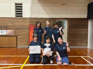 卓球女子準優勝