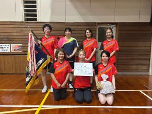卓球女子優勝