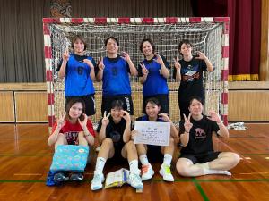 女子ハンドボール準優勝