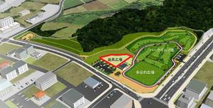 津嘉山公園 遊具設置予定箇所
