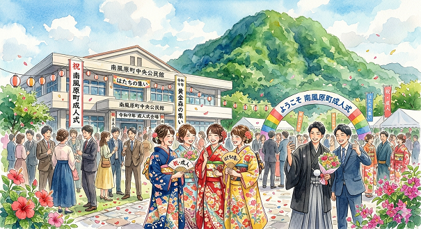 成人式風